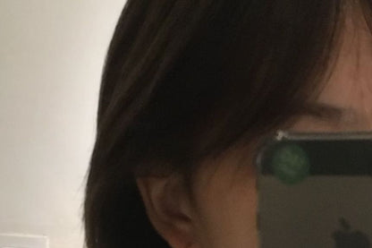 Faux Pearl Open Drop Earring Hoop