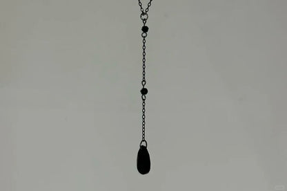 Chain Crystal Necklace Faux Station