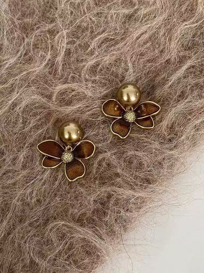 Drop Flower Earring Glaze