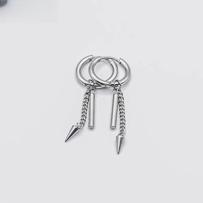 Earring Spike Hoop Drop Bar