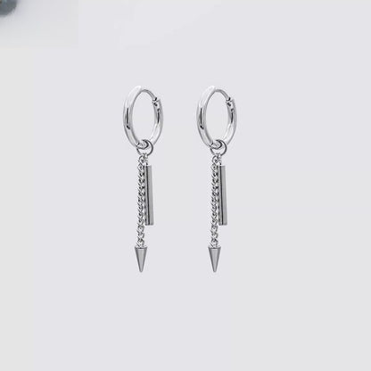 Earring Spike Hoop Drop Bar