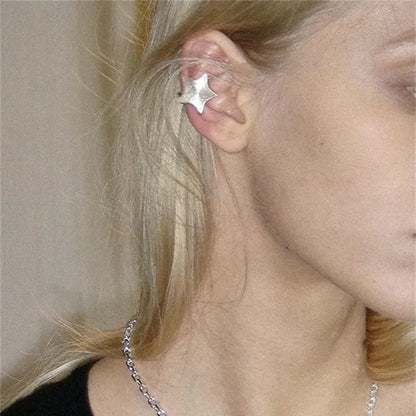 Cuff Star Ear Asymmetrical