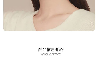 Faux Glitter Drop Earring Asymmetrical Pearl