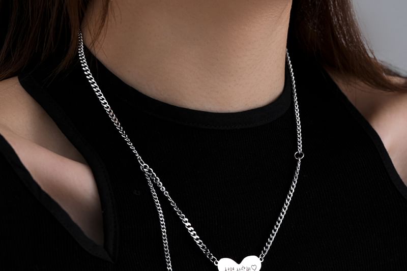 Pendant Necklace Heart