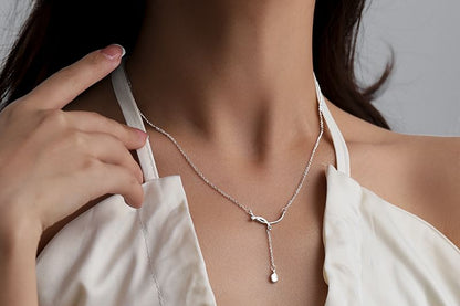 Rhinestone Pendant Necklace