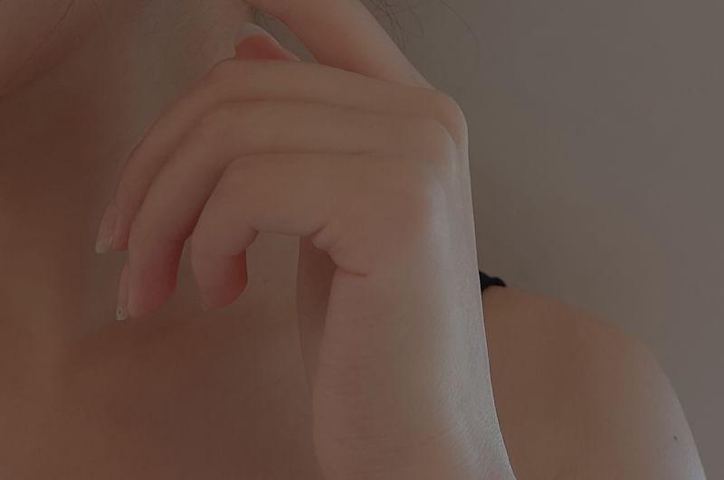 Set: Earring Chain + Silver Plain Sterling Ear Hoop Cuff 925