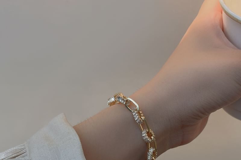 Chain Bracelet Rhinestone