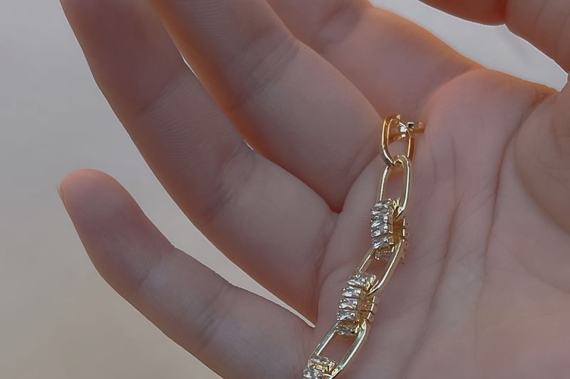 Chain Bracelet Rhinestone