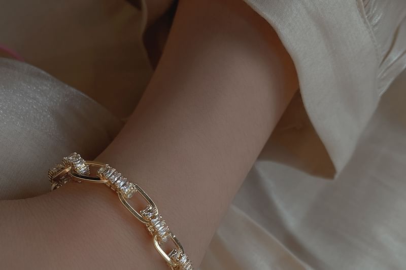 Chain Bracelet Rhinestone