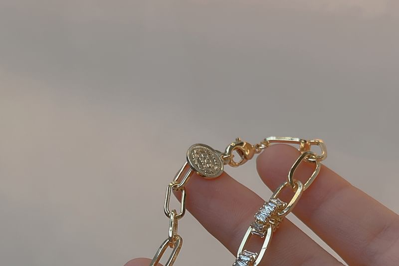 Chain Bracelet Rhinestone