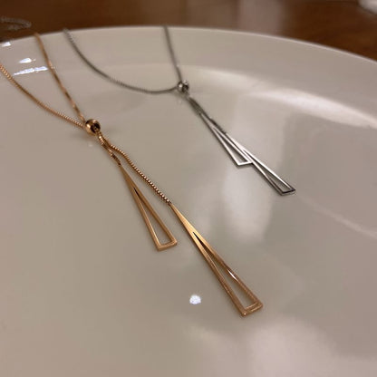 Triangle Pendant Necklace