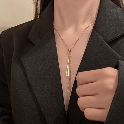 Triangle Pendant Necklace