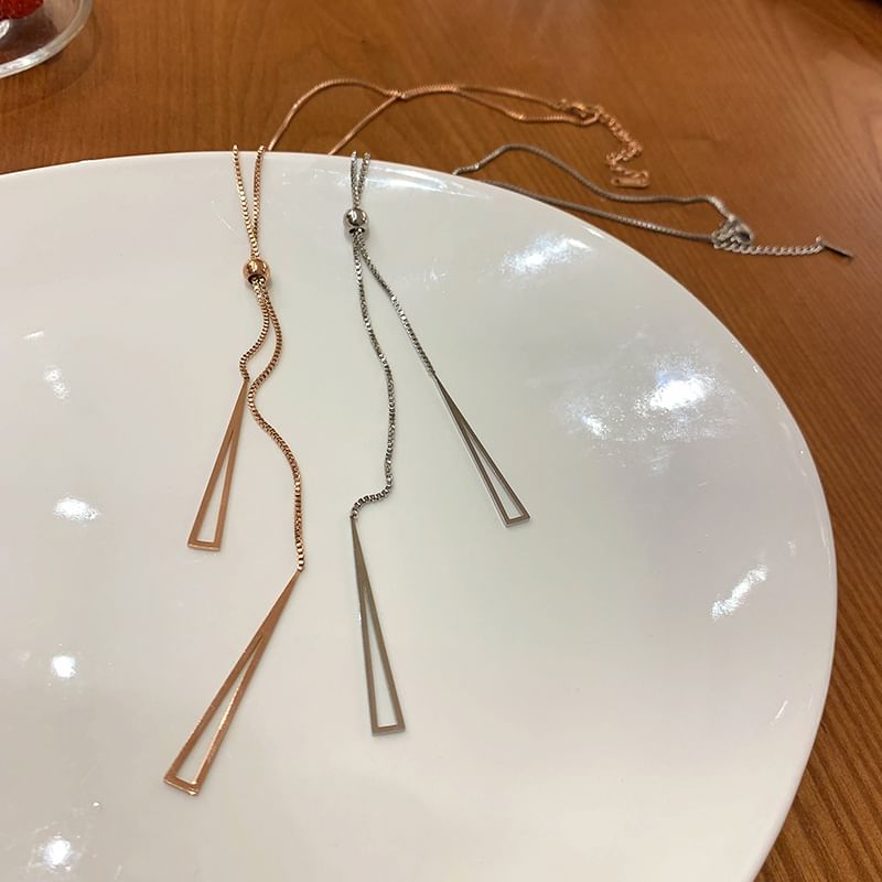 Triangle Pendant Necklace