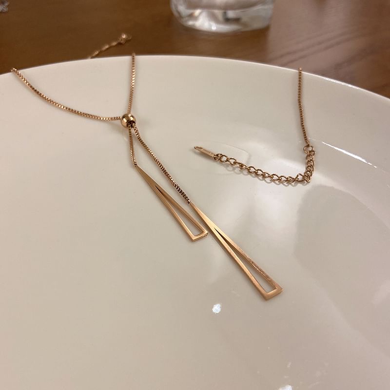 Triangle Pendant Necklace