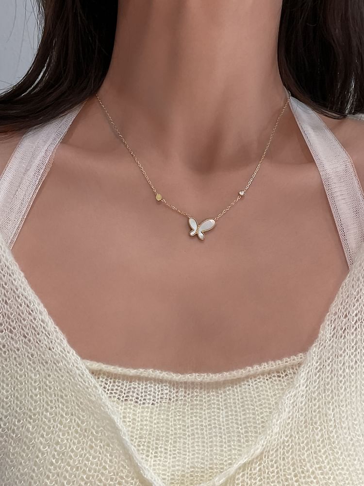 Necklace Butterfly Pendant