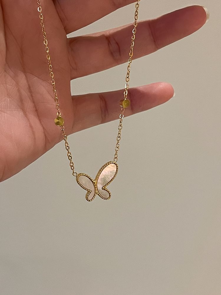 Necklace Butterfly Pendant
