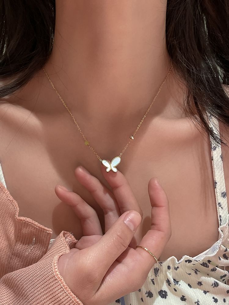 Necklace Butterfly Pendant