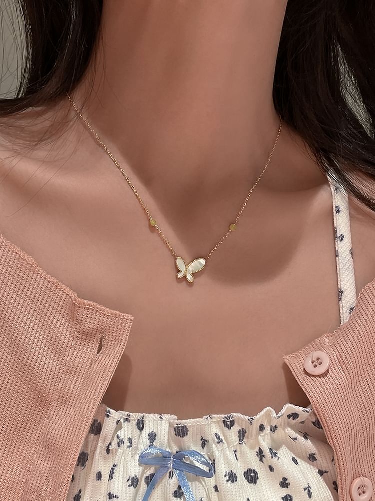 Necklace Butterfly Pendant
