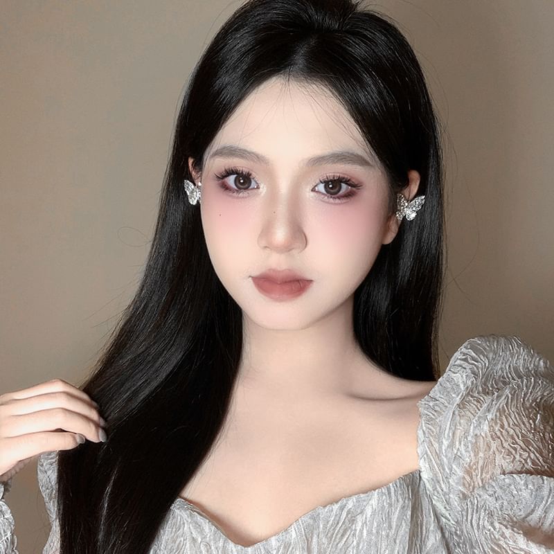 Butterfly Ear Rhinestone Cuff