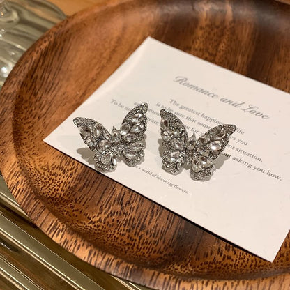 Butterfly Ear Rhinestone Cuff