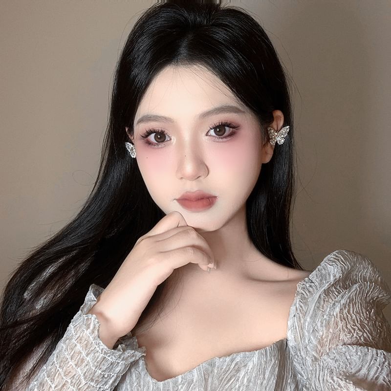 Butterfly Ear Rhinestone Cuff