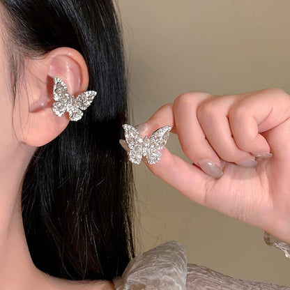 Butterfly Ear Rhinestone Cuff