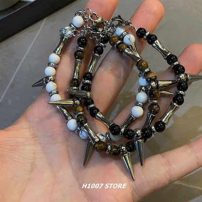 Studdded Bead Bracelet