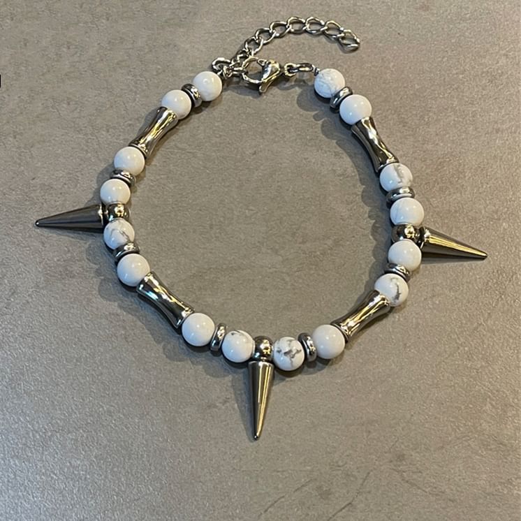 Studdded Bead Bracelet