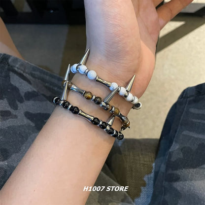 Studdded Bead Bracelet