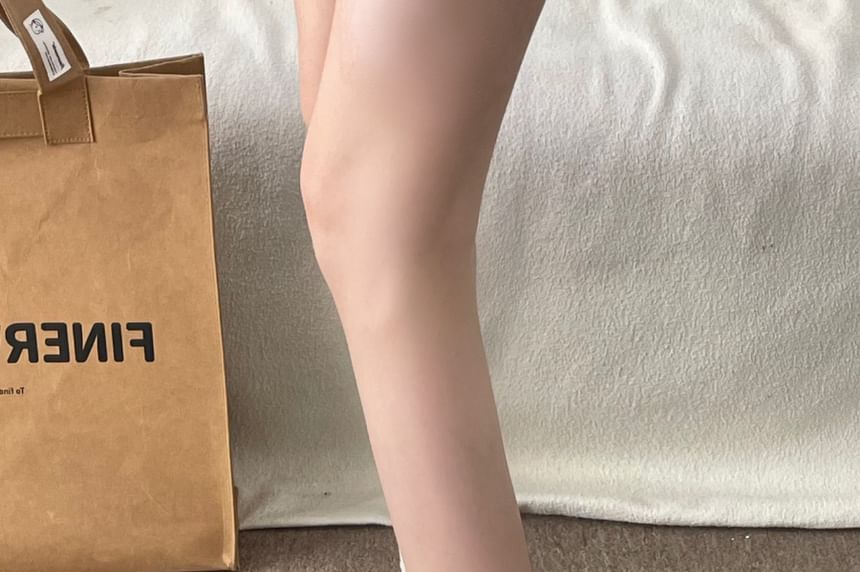 Lace-Up Platform Chunky Heel Derby Shoes