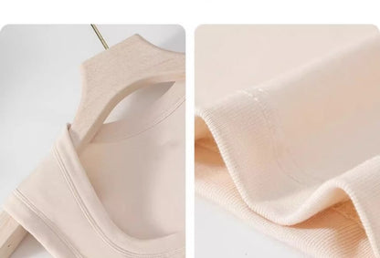Plain Slim-Fit Square-Neck Tank
