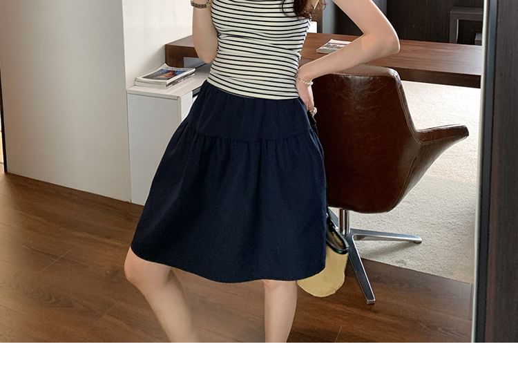 Striped Slim-Fit Cami Top