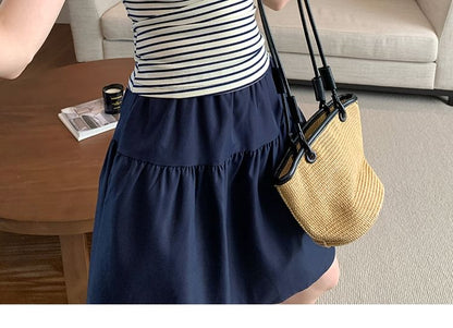 Striped Slim-Fit Cami Top