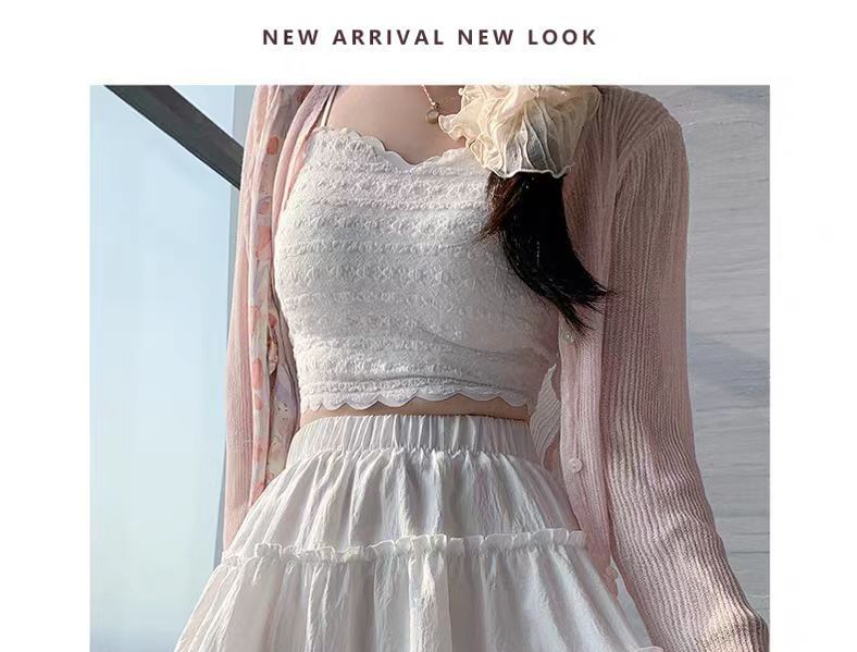 Balletcore Elastic Waist Tiered Frill Mini A-Line Skirt