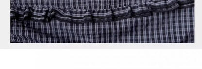 Plaid Mini Tiered Skirt