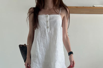 Button Cami with Lace Pencil Skirt