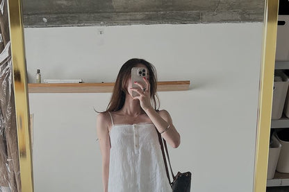 Button Cami with Lace Pencil Skirt