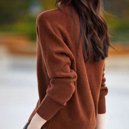 V-Neck Plain Button Up Cardigan