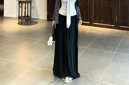 Cardigan, Camisole, and High Rise Maxi Skirt Set