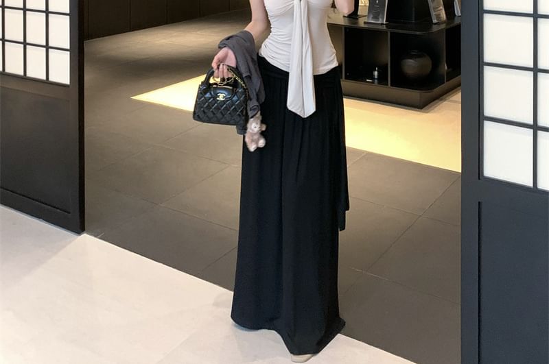 Cardigan, Camisole, and High Rise Maxi Skirt Set
