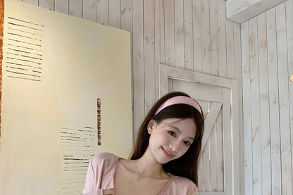 Striped Round Neck Camisole Cardigan Top