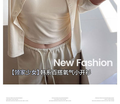 Classic Button-Front Cardigan