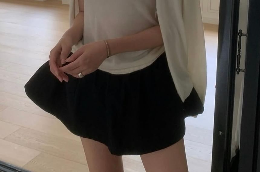 Sleeveless Crop Top and Cardigan Set