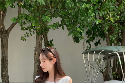 Plain Knitted Round-Neck Tank