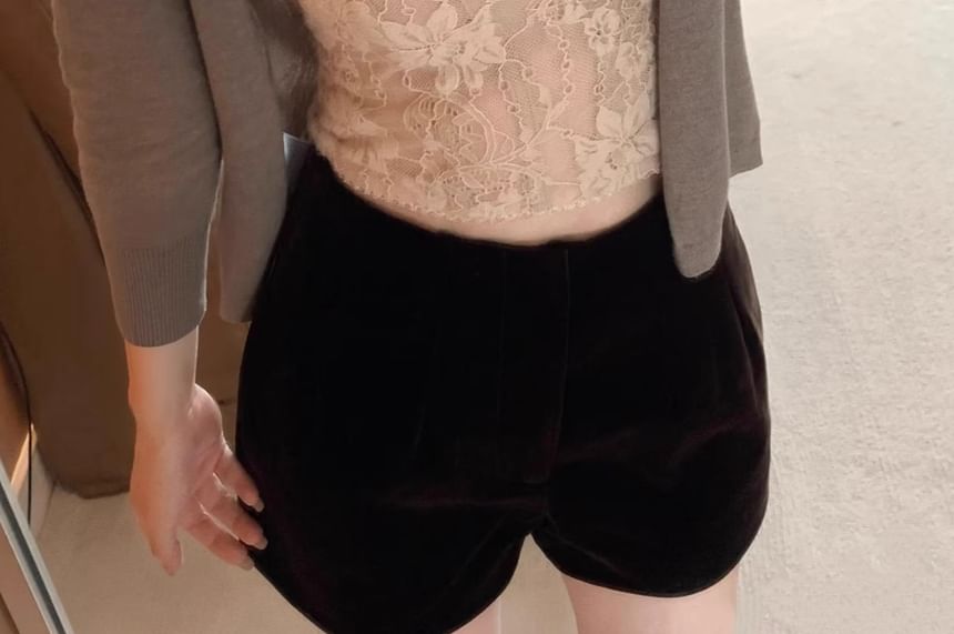 High-Waisted Pencil Skirt with Cardigan and Cami Top Set