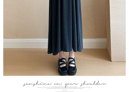 Maternity Cami Cardigan Maxi Skirt Knitted Four-Piece Set