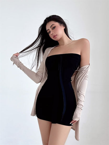 Lightweight Open Front Cardigan