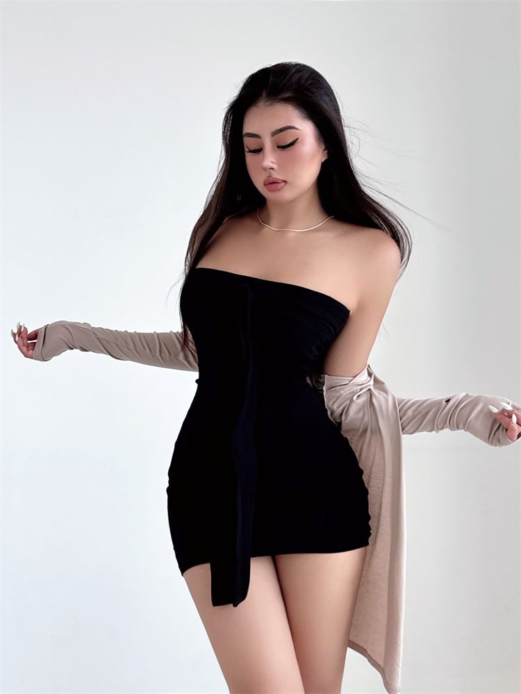 Lightweight Open Front Cardigan