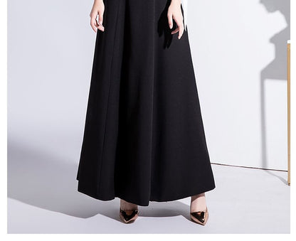 Off Shoulder Two Tone A-Line Evening Gown