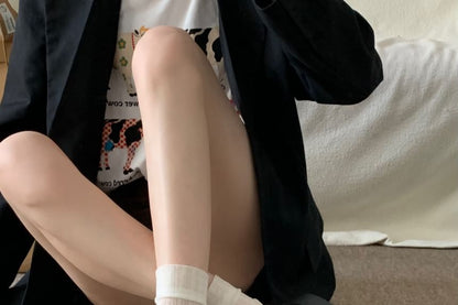 Faux Leather Platform Mary Jane Shoes